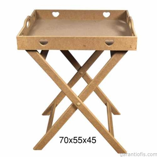 Hobi-Art T 732 Ahşap Dekoratif Tepsi Obje - 1