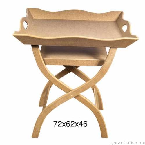 Hobi-Art T 735 Ahşap Dekoratif Tepsi Obje - 1