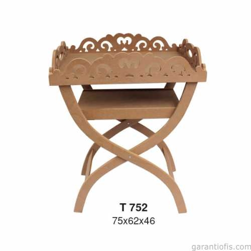 Hobi-Art T 752 Ahşap Dekoratif Tepsi Obje - 1