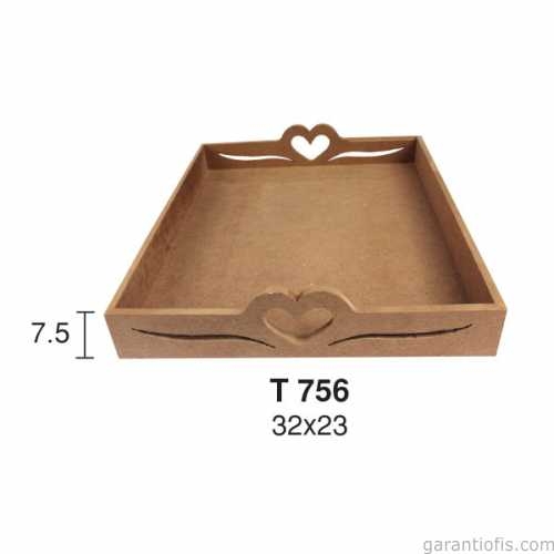 Hobi-art T 756 Ahşap Dekoratif Tepsi Obje