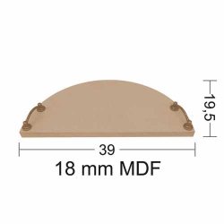 Hobi-Art T 763 Ahşap Dekoratif Tepsi