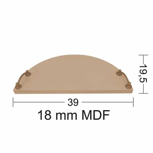 Hobi-Art T 763 Ahşap Dekoratif Tepsi - 1