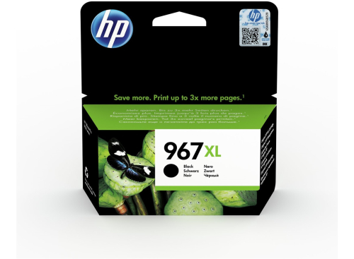 HP 3JA31AE (967XL) EXTRA YUKSEK KAPASITI SIYAH MUREKKEP KARTUS - 1