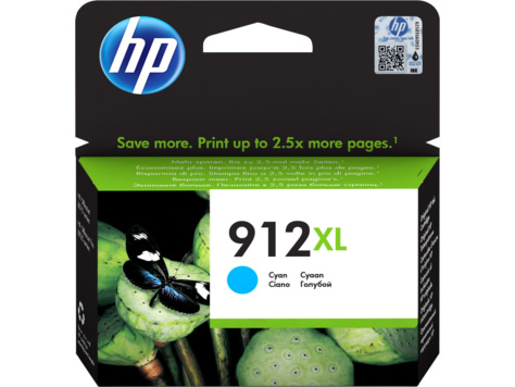 HP 3YL81AE (912XL) YUKSEK KAPASITE CYAN MUREKKEP KARTUS - 1