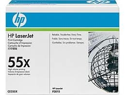 HP CE255X (55X) SIYAH YUKSEK KAPASITELI TONER 12.000 SAYFA - 1