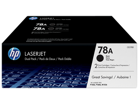 HP CE278AF (78A) SIYAH 2 LI PAKET TONER 2.100 SAYFA - 1