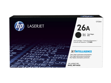 HP CF226A (26A) SIYAH TONER 3.100 SAYFA - 1