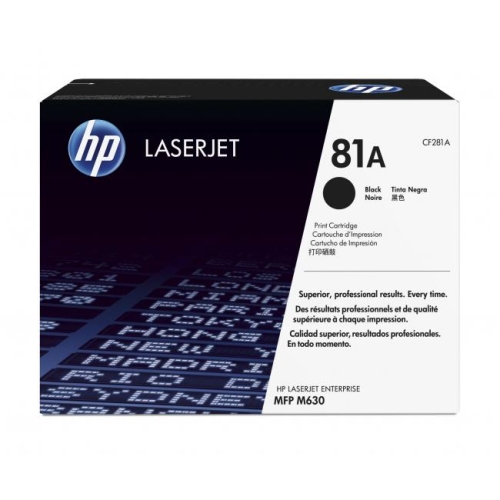 HP CF281A (81A) SIYAH TONER 10.000 SAYFA - 1