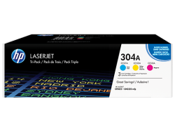 HP CF372AM (304A) CAMGOBEGI/MACENTA/SARI 3 LU PAKET TONER 2.800 SAYFA