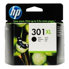 HP CH563EE (301XL) SIYAH YUKSEK KAPASITELI MUREKKEP KARTUSU 480 SAYFA - 1