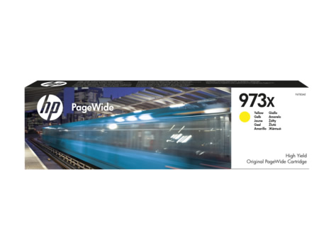 HP F6T83AE (973X) SARI YUKSEK KAPASITELI PAGEWIDE MUREKKEP KARTUSU 7000 SAYFA