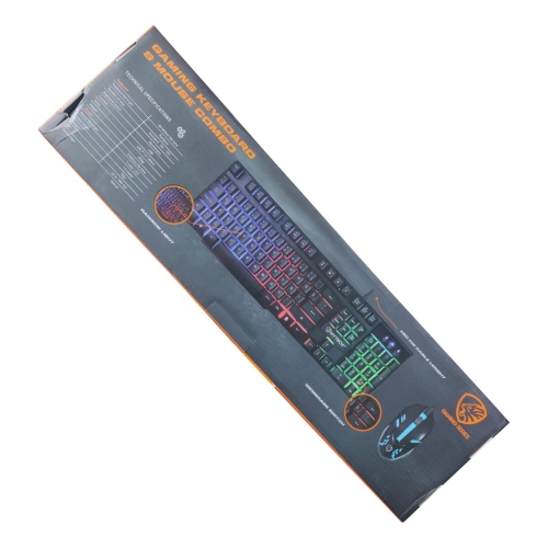 Hytech Hkm-x78 Valor Siyah Usb Gökkuşağı Zemin Aydınlatmalı Gaming Oyuncu Klavye Mouse Set - 3