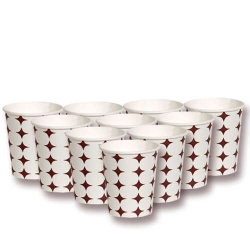 Karton Bardak Yıldız Desenli 7 Oz (3000 li Koli) - 2