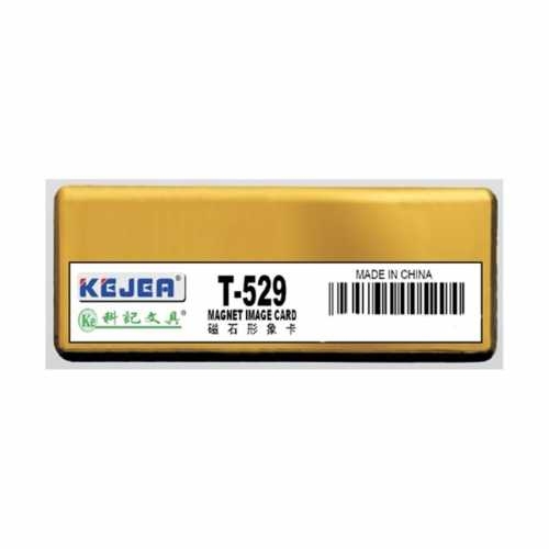 Kejea T-529G Altın Sarısı Mıknatıslı İsimlik (25 li Paket) - 1