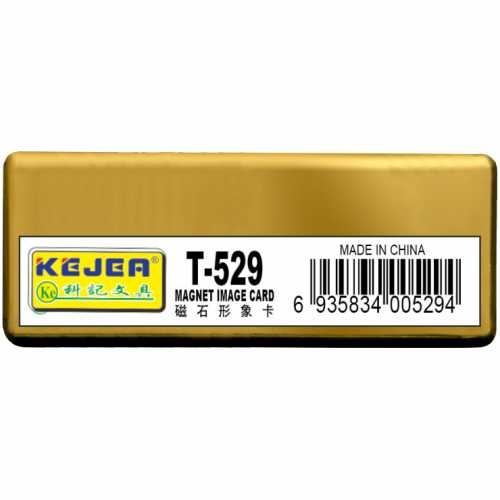 Kejea T-529G Altın Sarısı Mıknatıslı İsimlik (25 li Paket) - 3