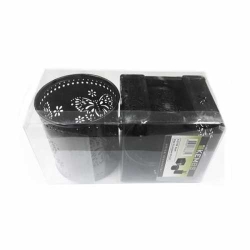 Kembs Kelebek Desenli Kalemlik Seti 3 lü Gümüş Gri K3170X - 2