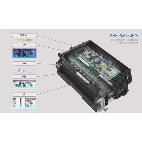 Kisan Newton 3-V Premium 1 + 1 Banknot Sayma Makinesi - 4
