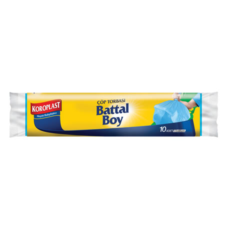 Koroplast Battal Boy Çöp Torbası 72x95 cm (10 lu Paket) - 1