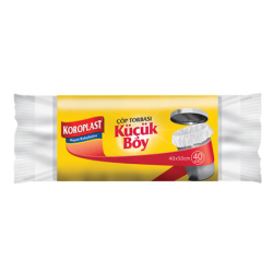 Koroplast Mini Boy Çöp Torbası 40x50cm (40 lı Paket) 