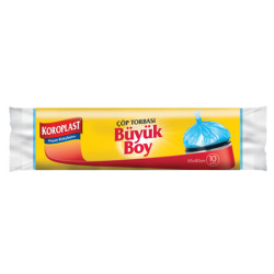 Koroplast Orta Boy Çöp Torbası 55x60cm (20 li Paket) 