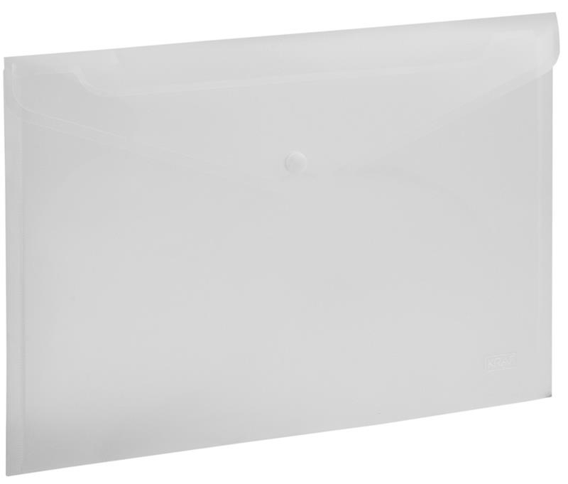 Kraf 1209 Şeffaf Çıtçıtlı A4 Dosya (12 li Paket)