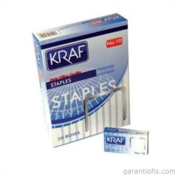 Kraf 225G Küçük Boy Zımba Teli No 10 (20 li Paket) 