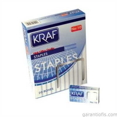 Kraf 225G Küçük Boy Zımba Teli No 10 (20 li Paket) - 1