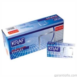 Kraf 255G Bakır Zımba Teli (No:24/6 - 10 lu Paket) 