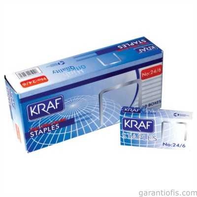 Kraf 255G Bakır Zımba Teli (No:24/6 - 10 lu Paket) - 1