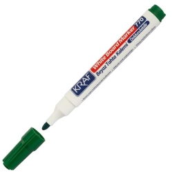 Kraf 770 Doldurulabilir Beyaz Yazı Tahtası Kalemi Yeşil (Yuvarlak Uçlu) - 1