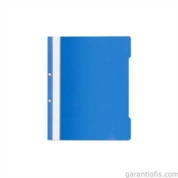 Kraf Eko Plastik Telli Dosya 50 li Paket (Mavi)