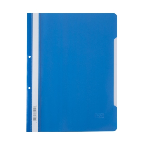 Kraf Plastik Telli Dosya 50 li Paket (Mavi) - 1