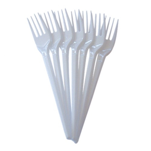 Kullan At Plastik Çatal Orta Boy (100 lü Paket) - 1