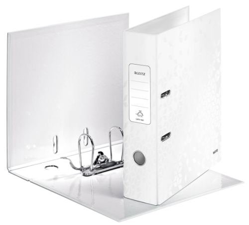 Leitz 1005 Geniş Klasör WOW Metalik Beyaz - 1