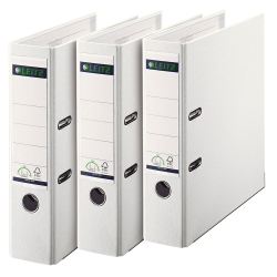 Leitz 1010 Beyaz Geniş Plastik Klasör - 3