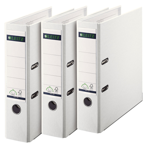 Leitz 1010 Beyaz Geniş Plastik Klasör - 3