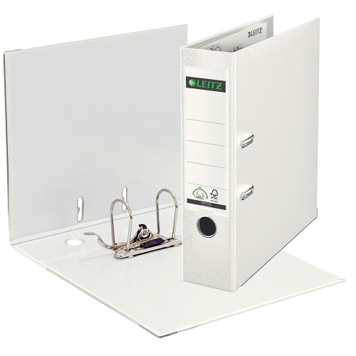 Leitz 1010 Beyaz Geniş Plastik Klasör - 1