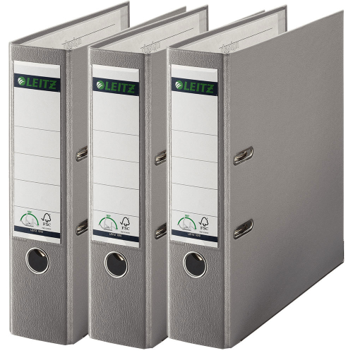 Leitz 1010 Gri Geniş Plastik Klasör - 3