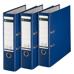 Leitz 1010 Mavi Geniş Plastik Klasör - 3