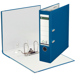 Leitz 1010 Mavi Geniş Plastik Klasör - 1