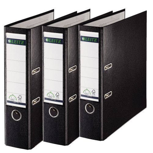 Leitz 1010 Siyah Geniş Plastik Klasör - 3