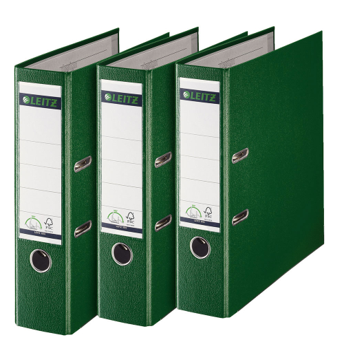 Leitz 1010 Yeşil Geniş Plastik Klasör - 3