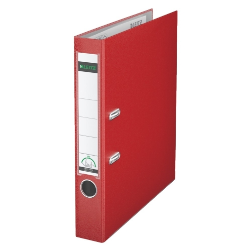 Leitz 1015 Kırmızı Dar Plastik Klasör - 1