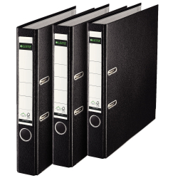 Leitz 1015 Siyah Dar Plastik Klasör - 2