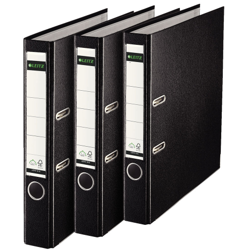 Leitz 1015 Siyah Dar Plastik Klasör - 2