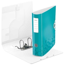 Leitz 1106 Active WOW Parlak Metalik Buz Mavisi Lüks Geniş Klasör 