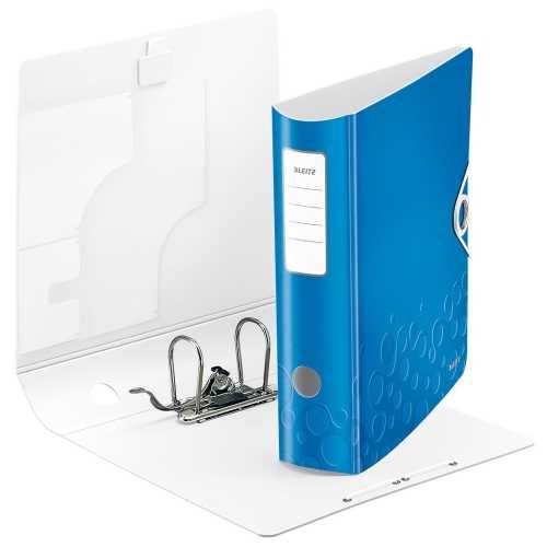 Leitz 1106 Active WOW Parlak Metalik Mavi Lüks Geniş Klasör - 1