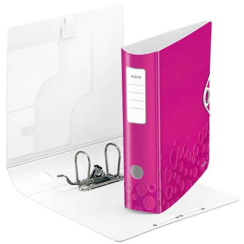 Leitz 1106 Active WOW Pembe Lastikli Geniş Klasör - 1