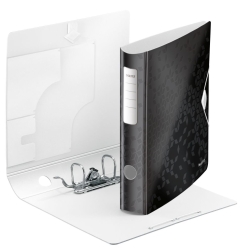 Leitz 1107 Klasör 180° Pp Active Wow Dar Metalik Siyah - 1