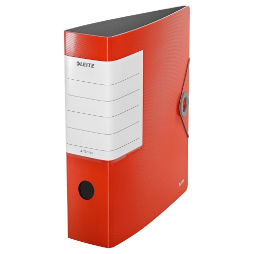 Leitz 1112 Solid Kırmızı Lastikli Geniş Klasör - 2